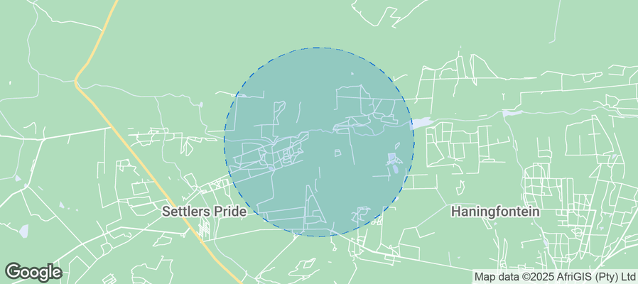 Map of Airbnb listings in Modimolle Local Municipality