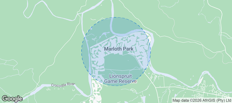 Map of Airbnb listings in Marloth Park