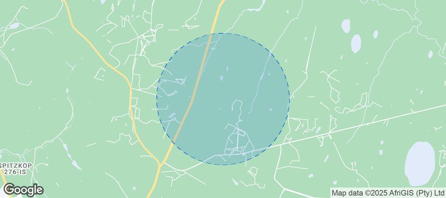 Map of Airbnb listings in Msukaligwa