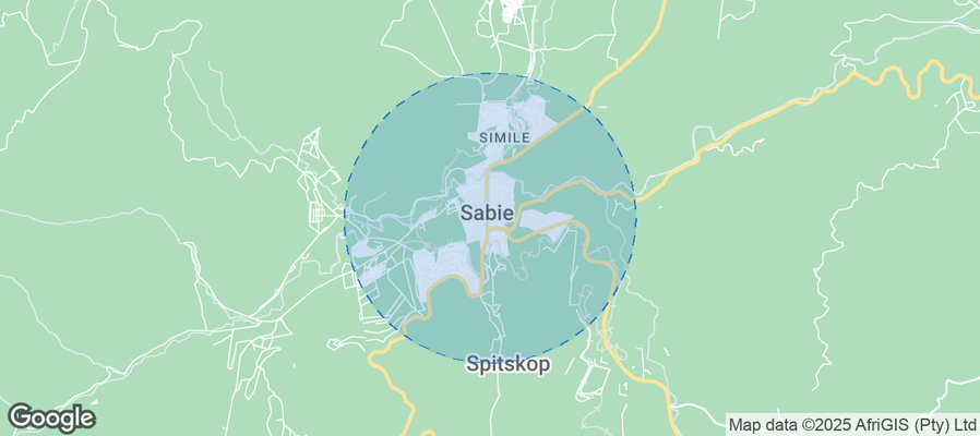 Map of Airbnb listings in Thaba Chweu Local Municipality