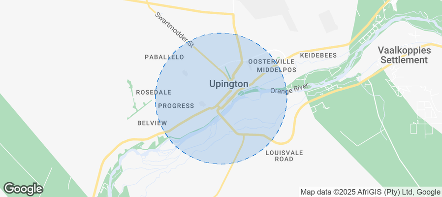 Map of Airbnb listings in ǁKhara Hais Local Municipality