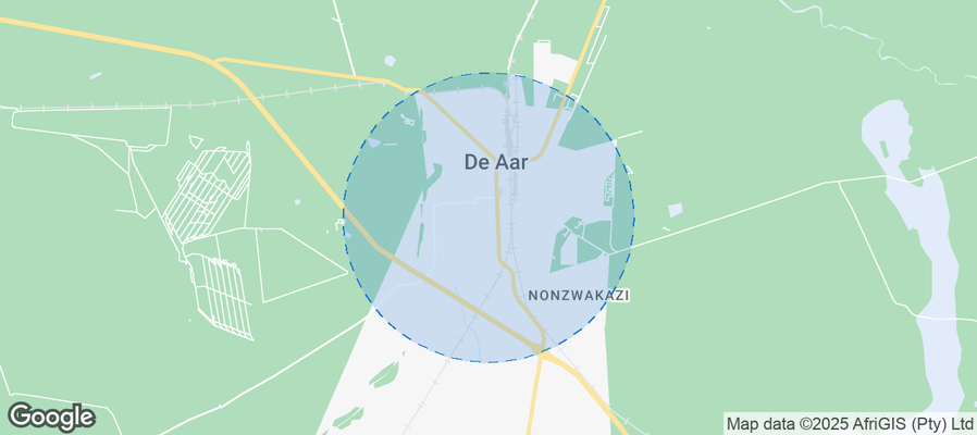 Map of Airbnb listings in Emthanjeni Local Municipality