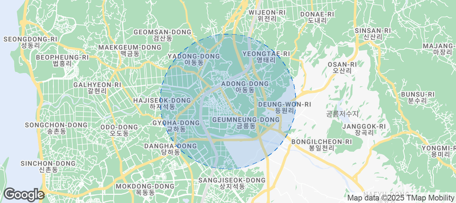 Map of Airbnb listings in Paju-si