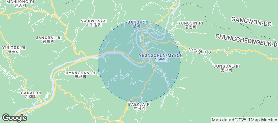 Map of Airbnb listings in Ha-ri