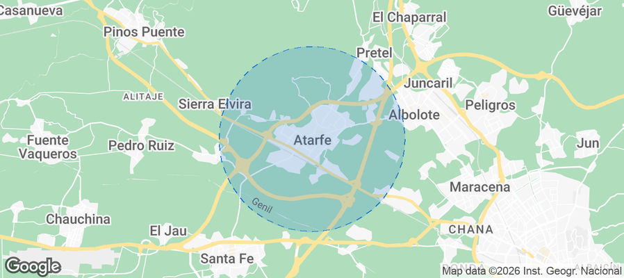 Atarfe Airbnb map
