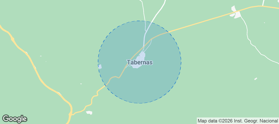 Tabernas Airbnb map