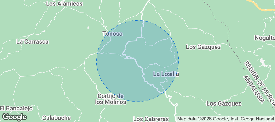 Vélez-Rubio Airbnb map