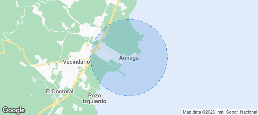 Arinaga Airbnb map