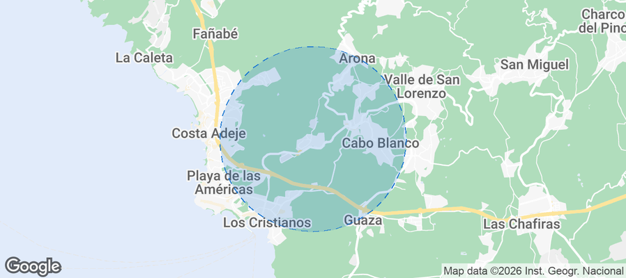 Chayofa Airbnb map