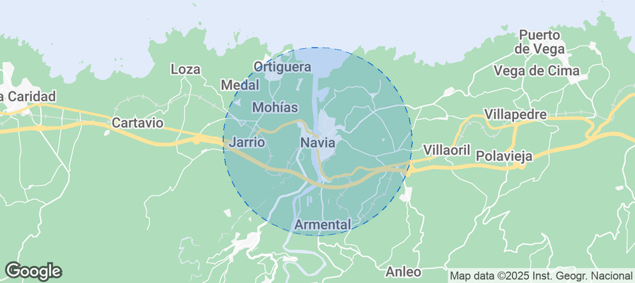 Navia Airbnb map