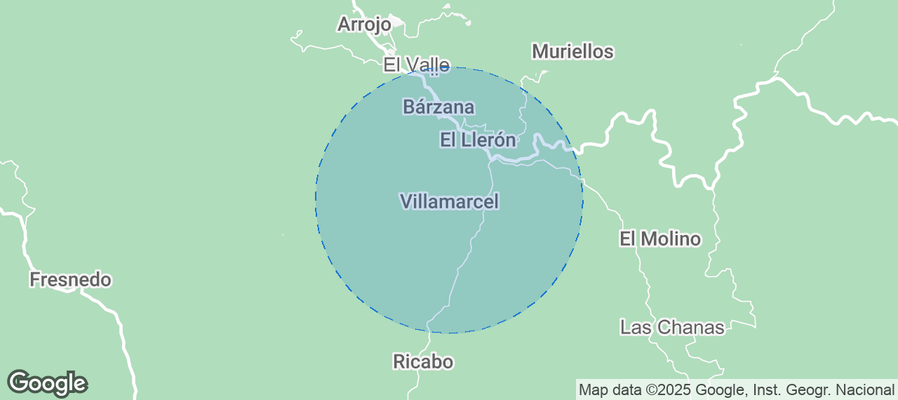 Quirós Airbnb map