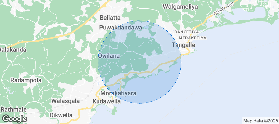 Map of Airbnb listings in Sinimodara