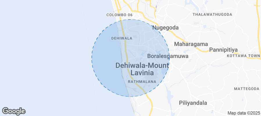 Map of Airbnb listings in Watarappola
