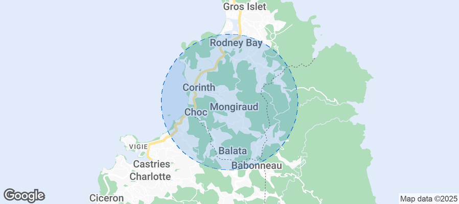 Map of Airbnb listings in Grande Riviere