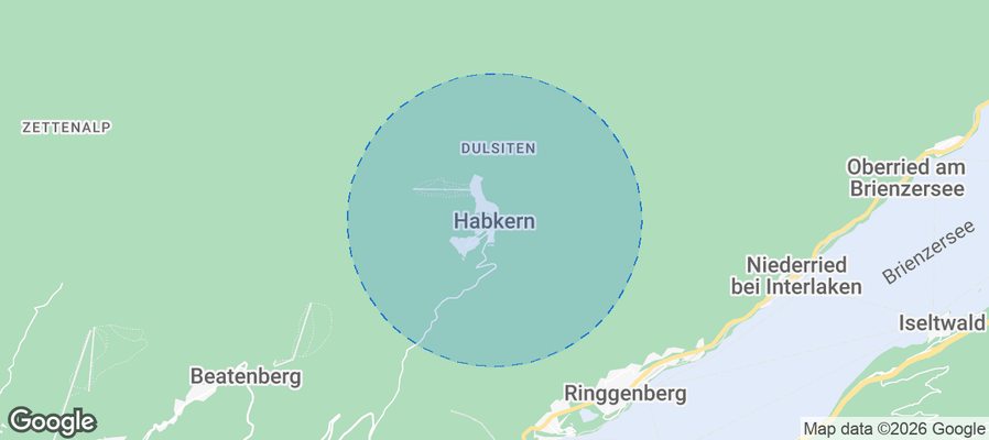 Habkern Airbnb map