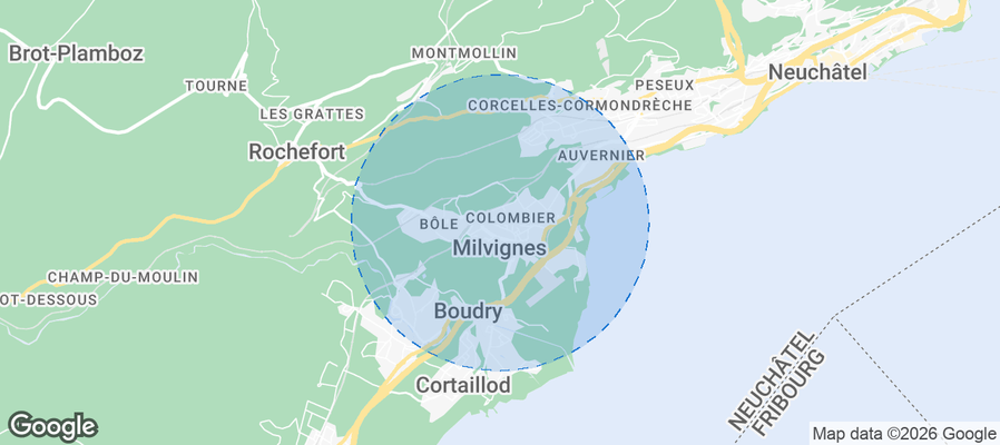 Milvignes Airbnb map