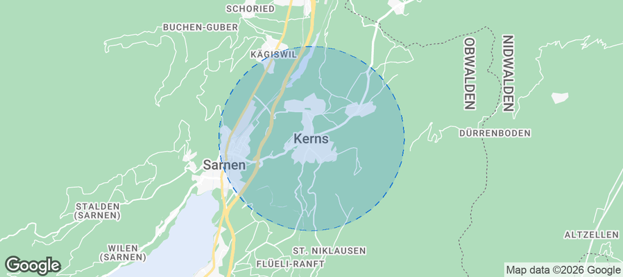 Kerns Airbnb map