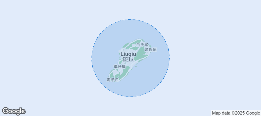 Map of Airbnb listings in Xiaoliuqiu