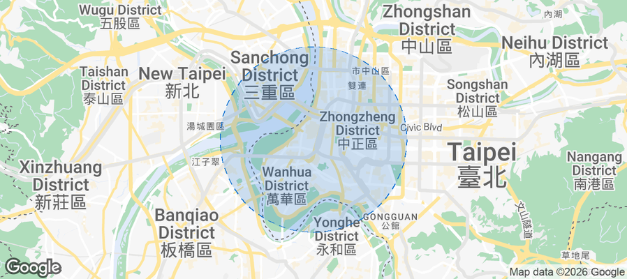新起里 Airbnb map