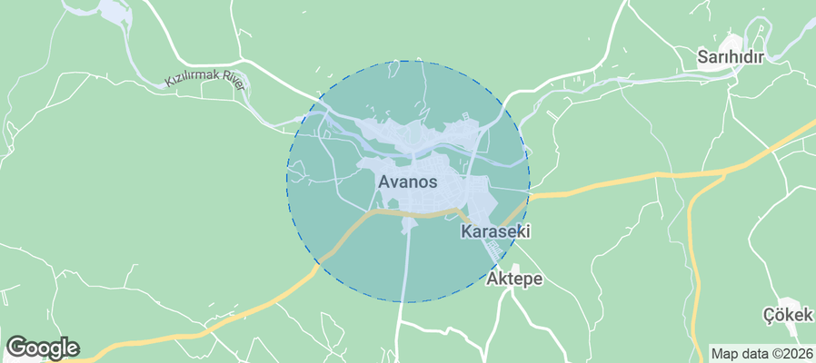 Avanos Airbnb map