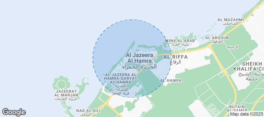 Map of Airbnb listings in Al jazeera heritage village