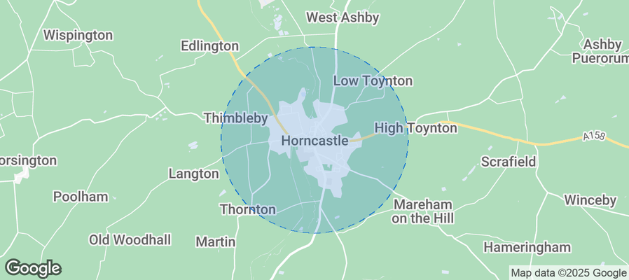 Map of Airbnb listings in East Lindsey