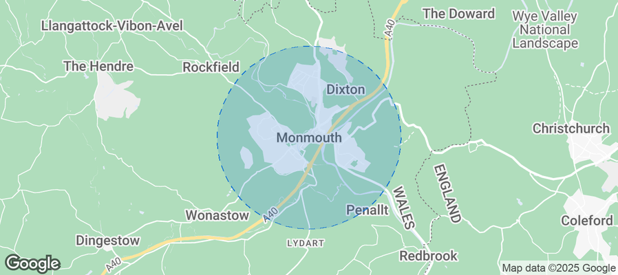 Map of Airbnb listings in Monmouth