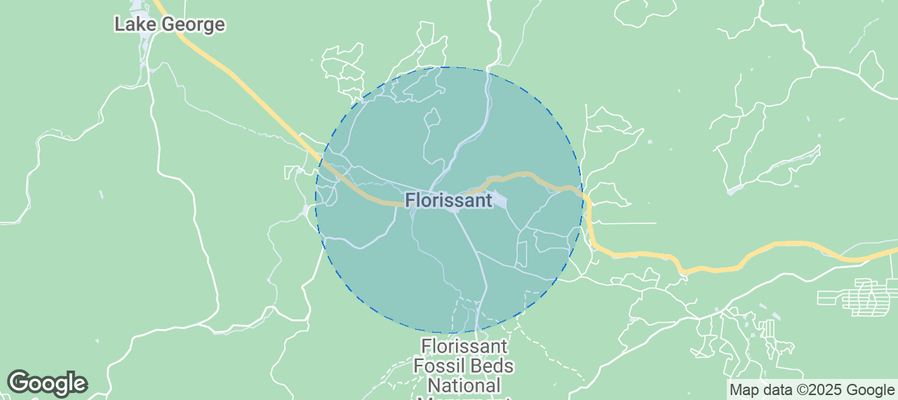Map of Airbnb listings in Florissant