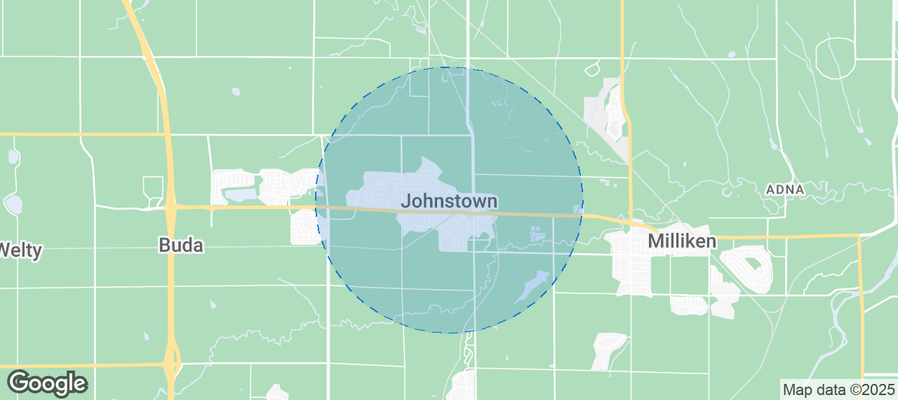 Map of Airbnb listings in Johnstown