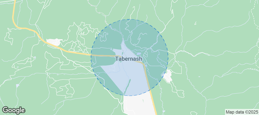 Map of Airbnb listings in Tabernash
