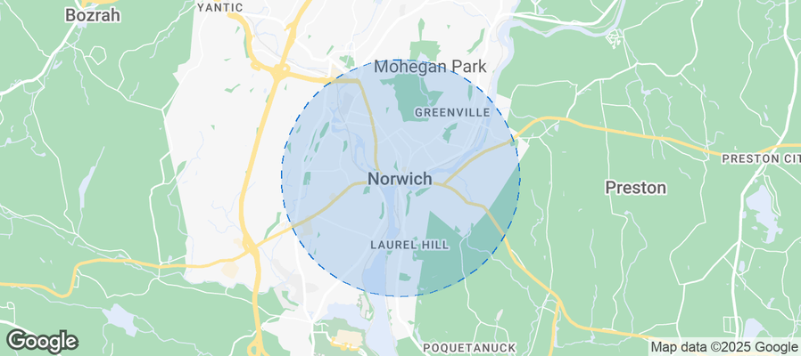 Map of Airbnb listings in Norwich