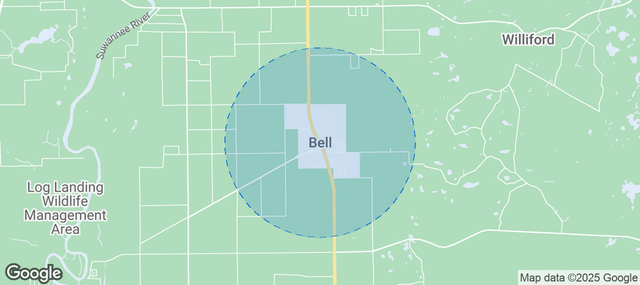 Map of Airbnb listings in Bell