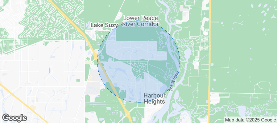 Map of Airbnb listings in Deep Creek