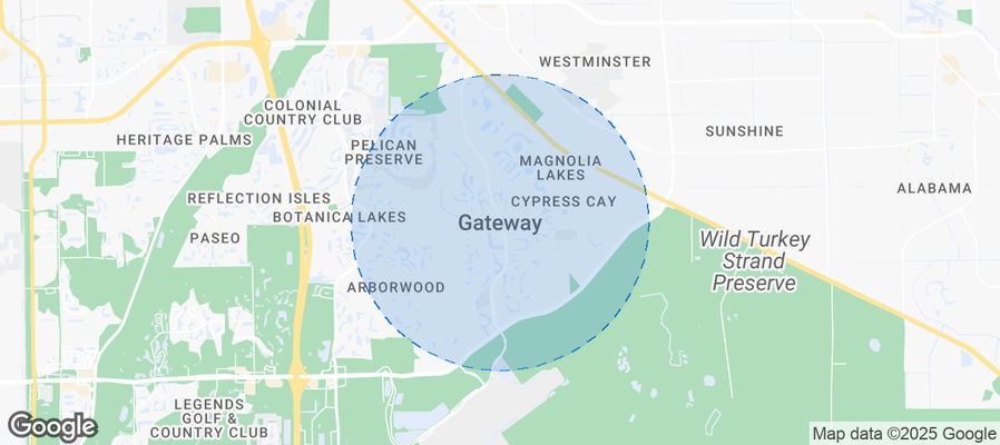 Map of Airbnb listings in Gateway