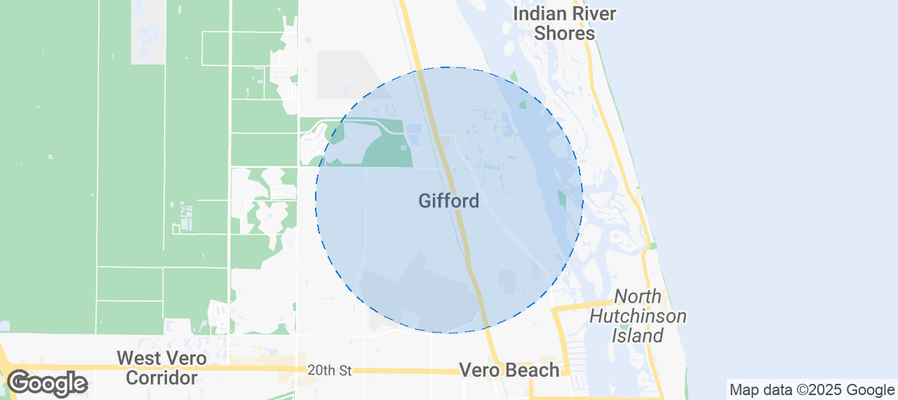 Map of Airbnb listings in Gifford