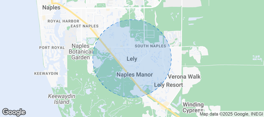 Map of Airbnb listings in Lely