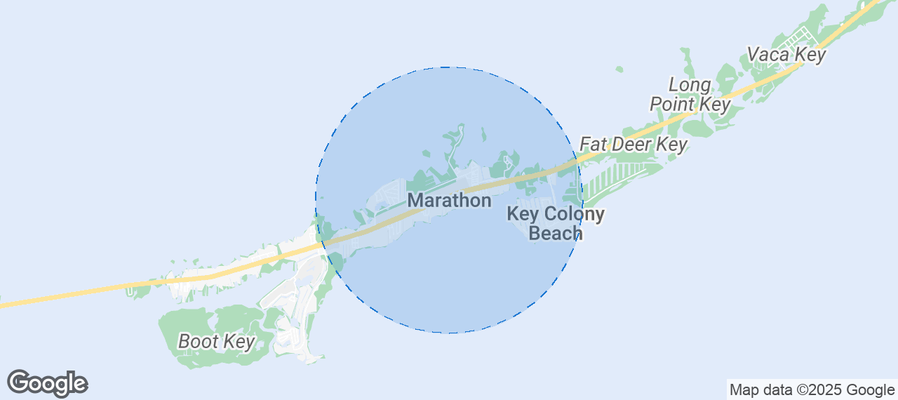 Map of Airbnb listings in Marathon