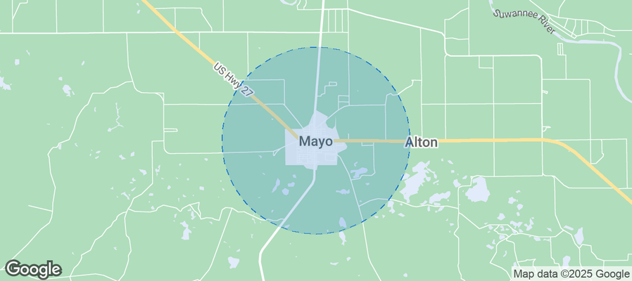 Map of Airbnb listings in Mayo