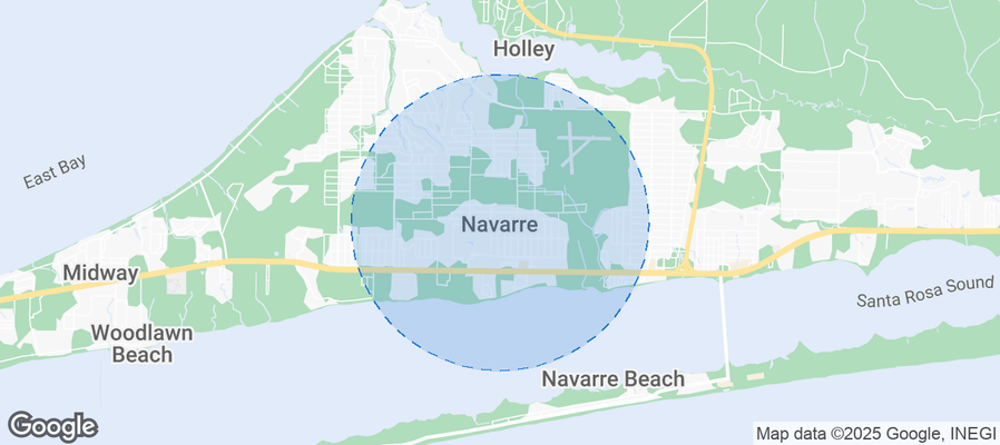 Map of Airbnb listings in Navarre