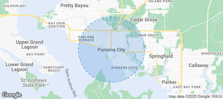 Map of Airbnb listings in Panama City