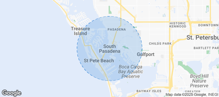 Map of Airbnb listings in South Pasadena