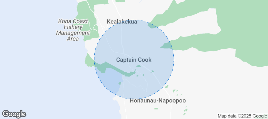 Map of Airbnb listings in Captain Cook