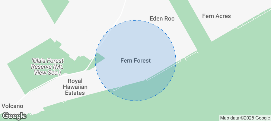 Map of Airbnb listings in Fern Forest
