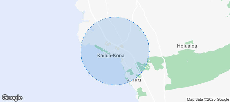 Map of Airbnb listings in Kailua-Kona