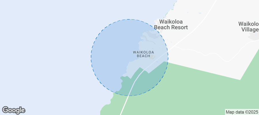 Map of Airbnb listings in Kapalaoa