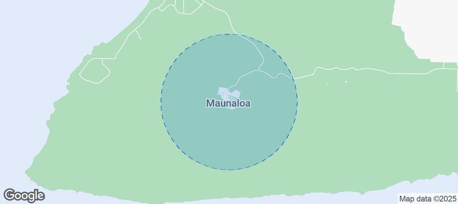 Map of Airbnb listings in Maunaloa