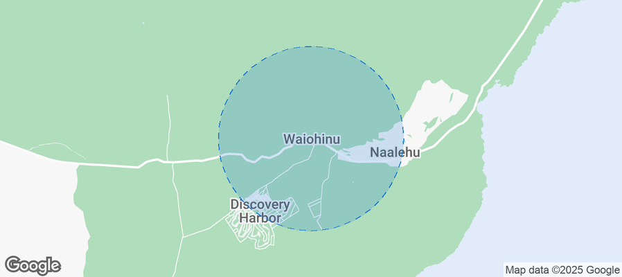 Map of Airbnb listings in Wai‘ōhinu