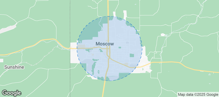 Map of Airbnb listings in Moscow