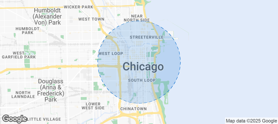 Map of Airbnb listings in Chicago