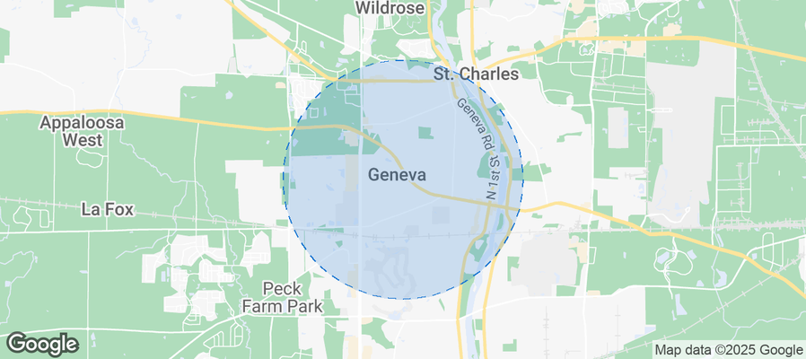 Map of Airbnb listings in Geneva